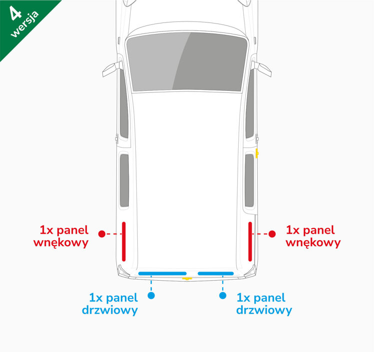 Van Lining Kit For Citroen Berlingo L1 - Version 4