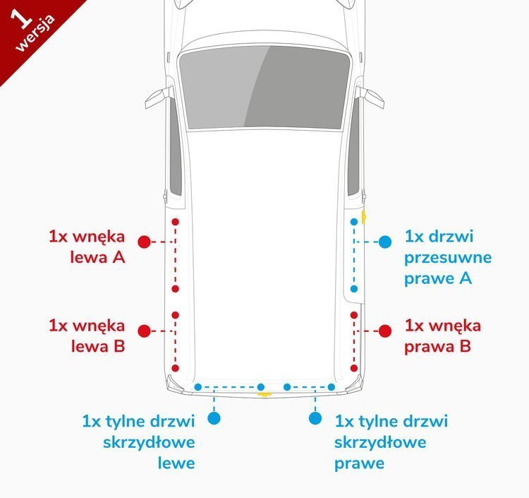 Van Lining Kit For Mercedes-Benz Citan Long - Version 1