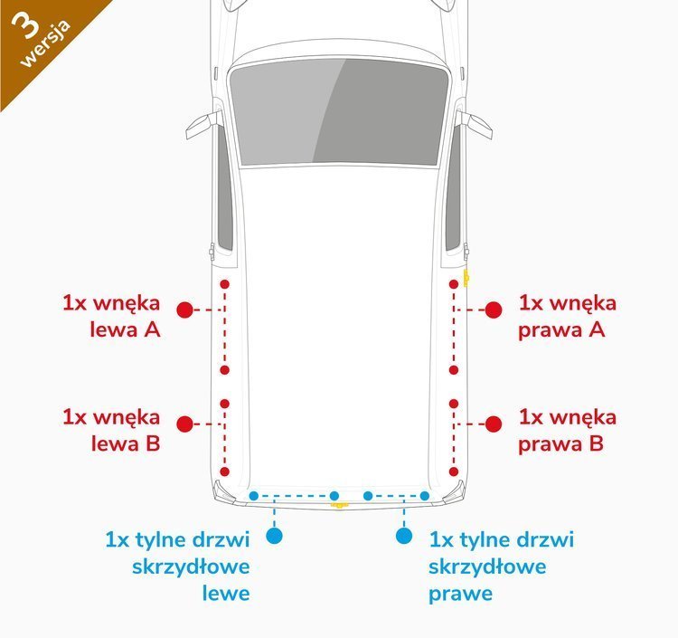 Van Lining Kit For Mercedes-Benz Citan Long - Version 3