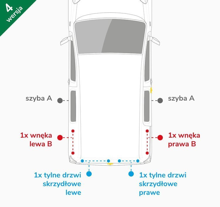 Van Lining Kit For Mercedes-Benz Citan Long - Version 4