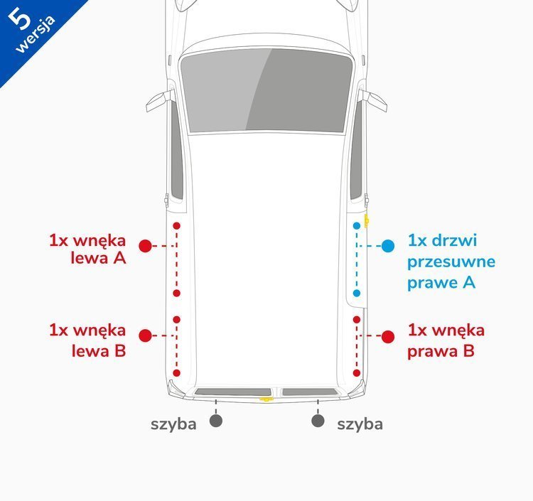 Van Lining Kit For Mercedes-Benz Citan Long - Version 5