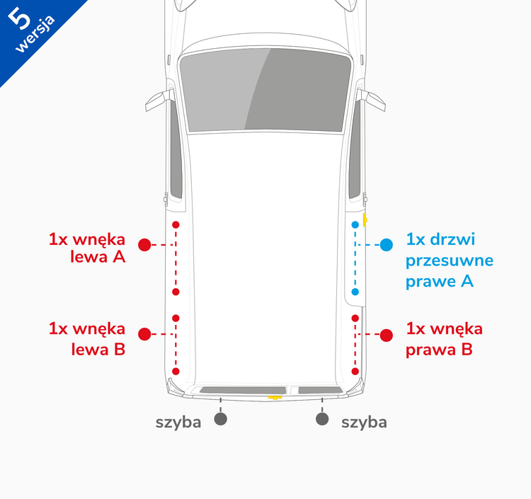 Van Lining Kit For Renault Kangoo Express Maxi - Version 5