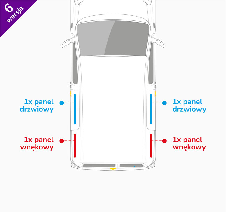 Van Lining Kit For Volkswagen Caddy Maxi - Version 6