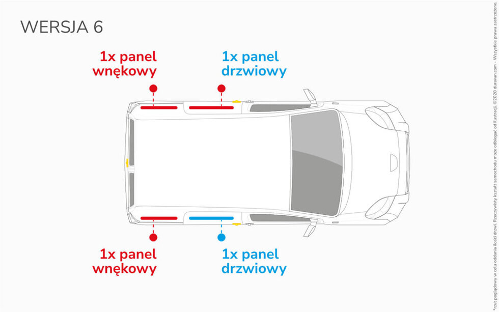 Van Lining Kit For Ford Transit Connect L1 - Version 6