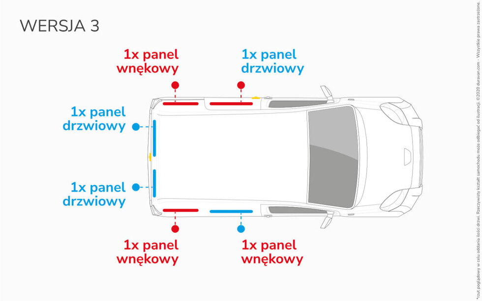 Van Lining Kit For Ford Transit Connect L2 - Version 3