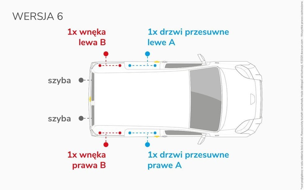 Van Lining Kit For Mercedes-Benz Citan Long - Version 6