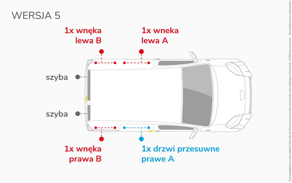 Van Lining Kit For Renault Kangoo Express Maxi - Version 5