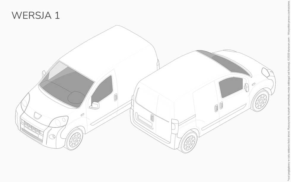 Zabudowa Dacia Dokker Van- Wersja 1