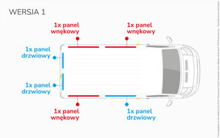 Van Lining Kit For Opel Vivaro L2 - Version 1