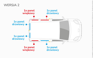 Van Lining Kit For Dacia Dokker Van - Version 2