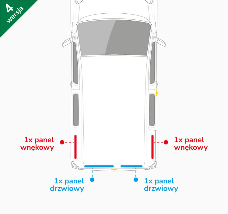 Van Lining Kit For Citroen Berlingo L1 - Version 4