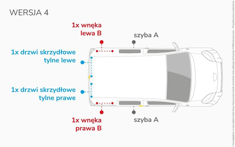 Zabudowa Mercedes-Benz Citan Long - Wersja 4