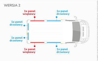 Van Lining Kit For Ford Transit Custom L2 - Version 2