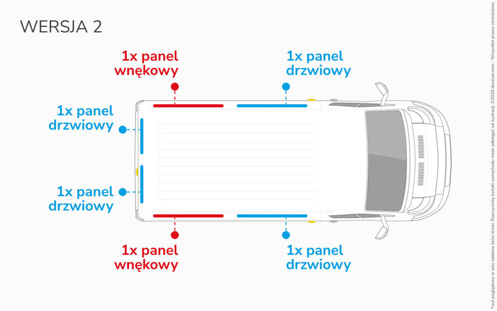 Van Lining Kit For Renault Trafic L1 - Version 2