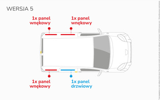 Van Lining Kit For Fiat Doblo L1 - Version 5