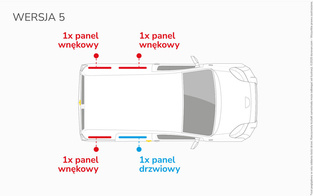 Laderaumverkleidung für Ford Transit Connect L2 - Version 5