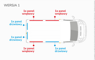 Van Lining Kit For Fiat Talento L2 - Version 1