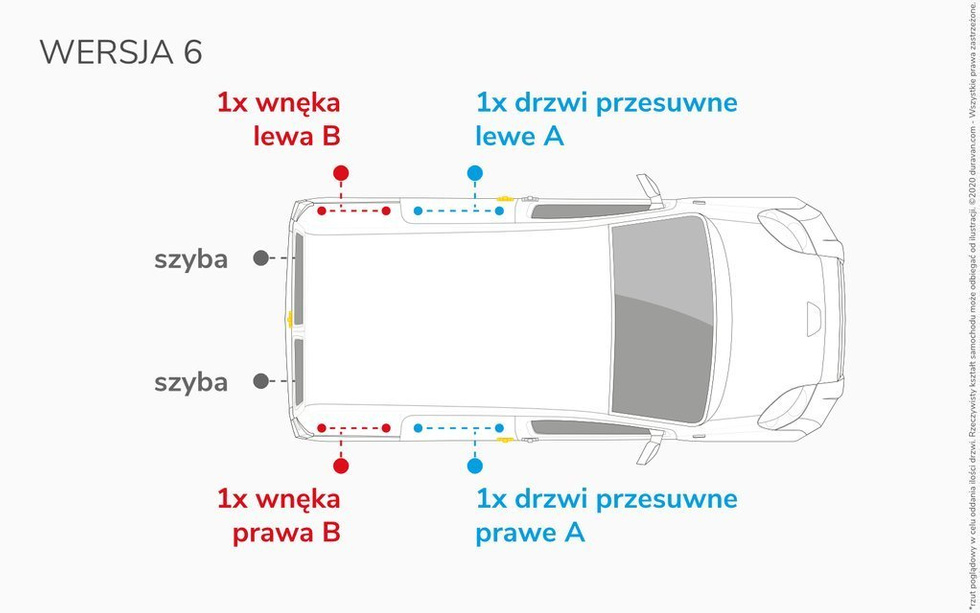 Laderaumverkleidung für Mercedes-Benz Citan - Version 6