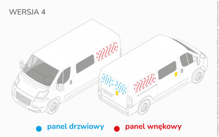 Laderaumverkleidung für Volkswagen Transporter L2 - Version 4