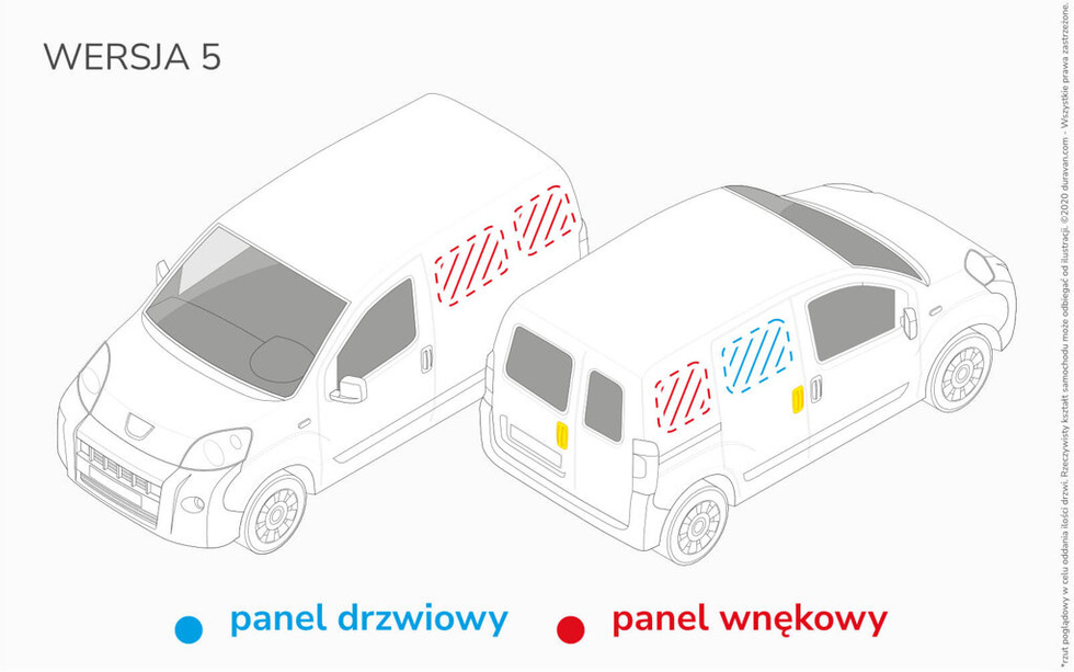 Zabudowa Fiat Doblo Van L2 - Wersja 5